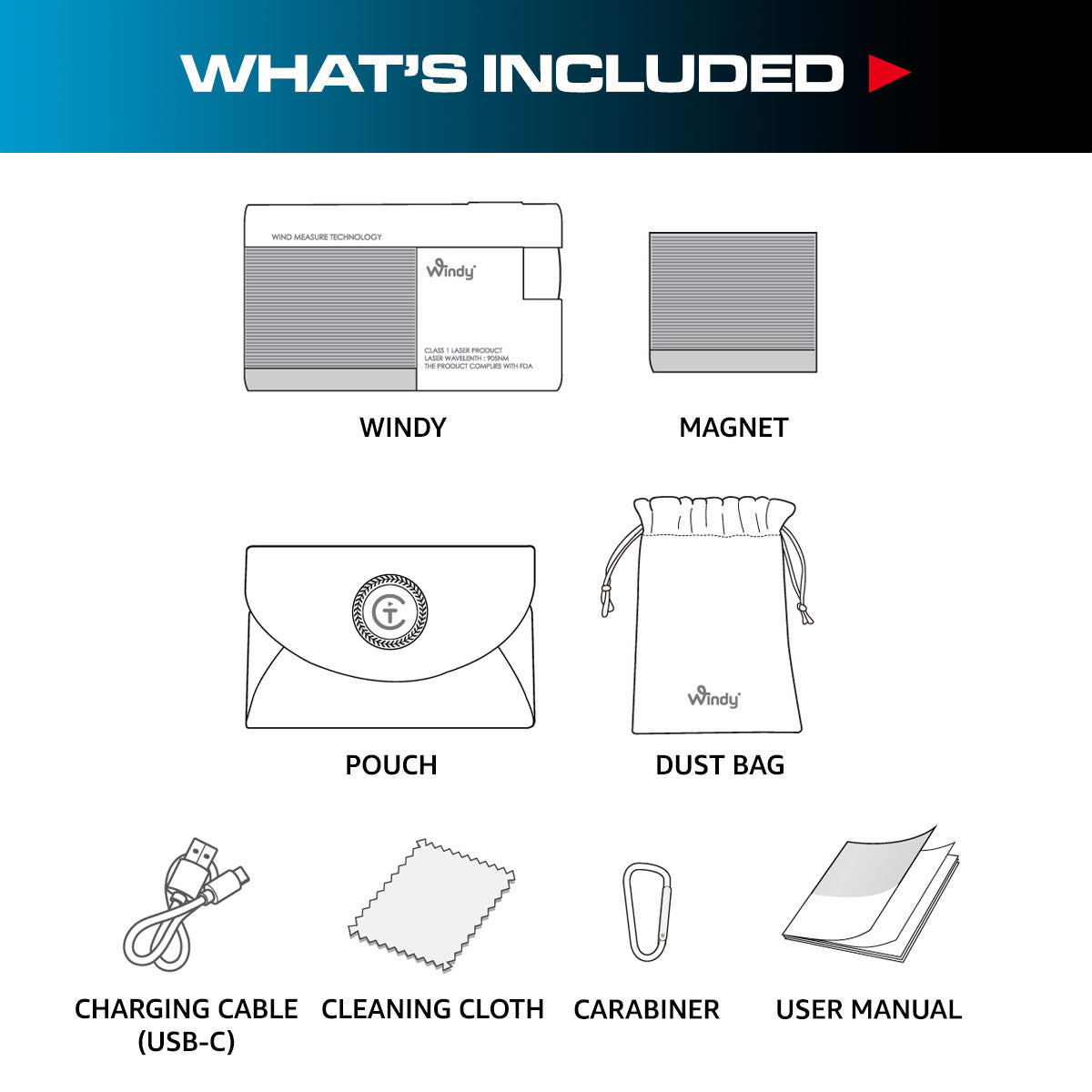 CaddyTalk Windy Laser Rangefinder