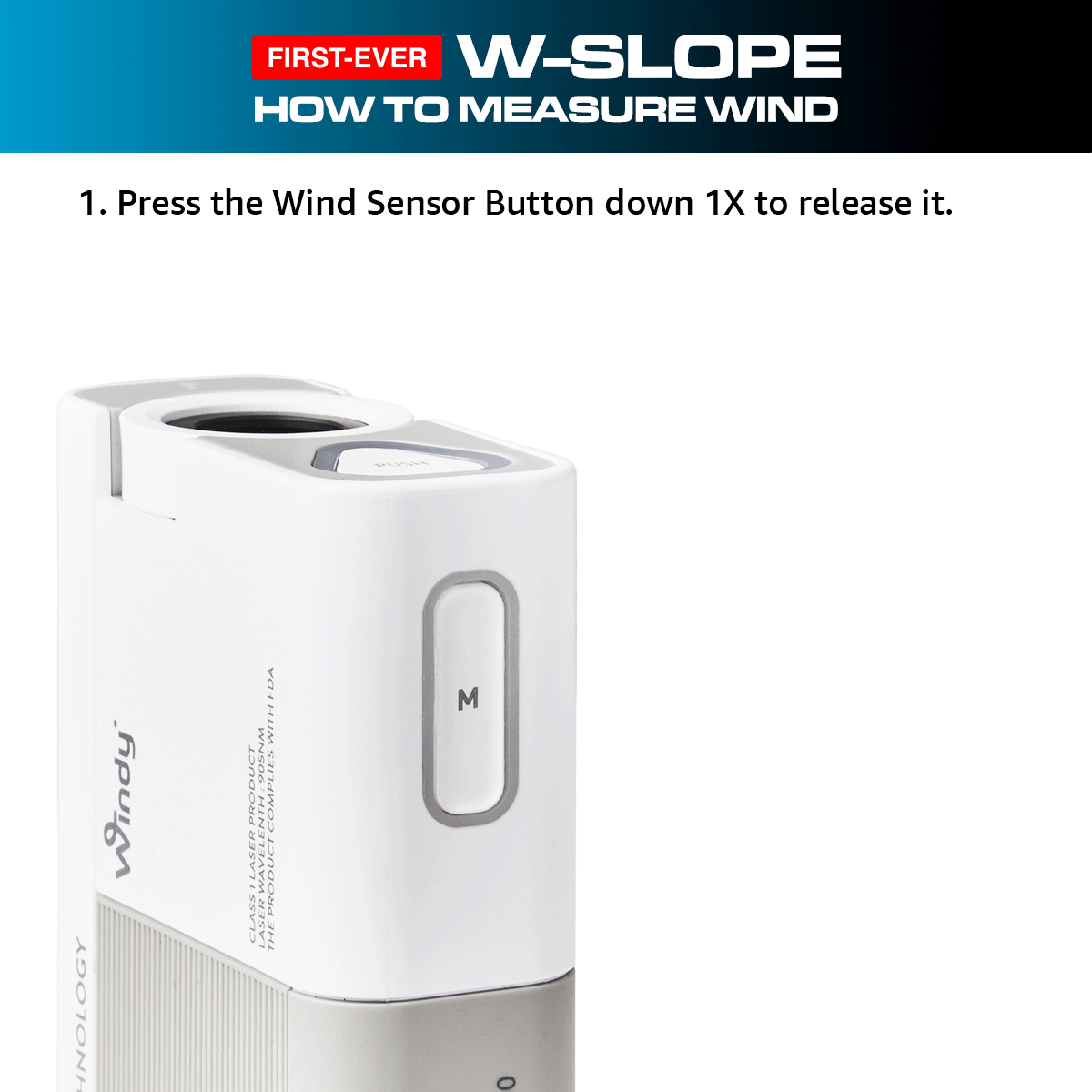 CaddyTalk Windy Laser Rangefinder